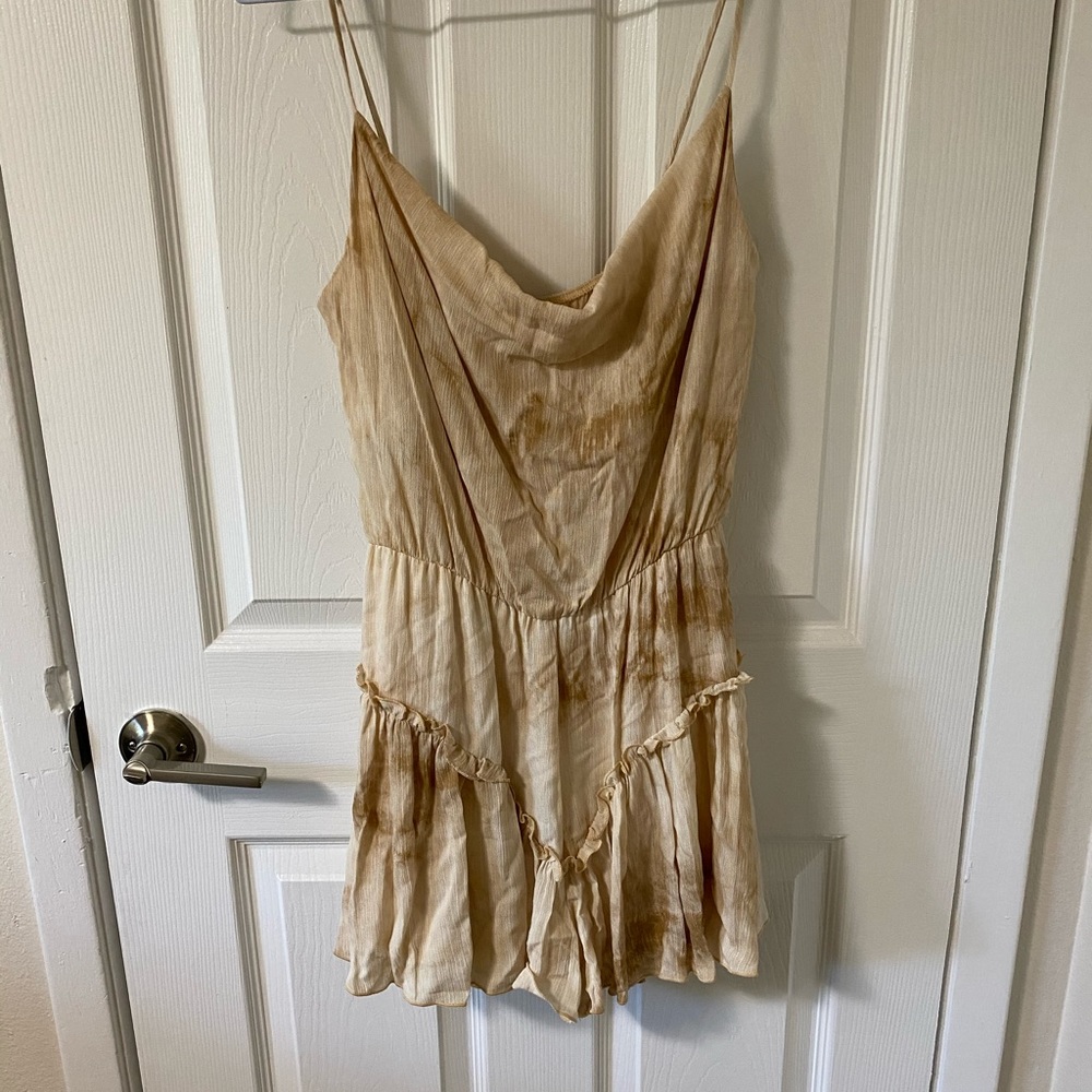 Tie dye mini romper